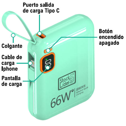 Powerbank carga rápida