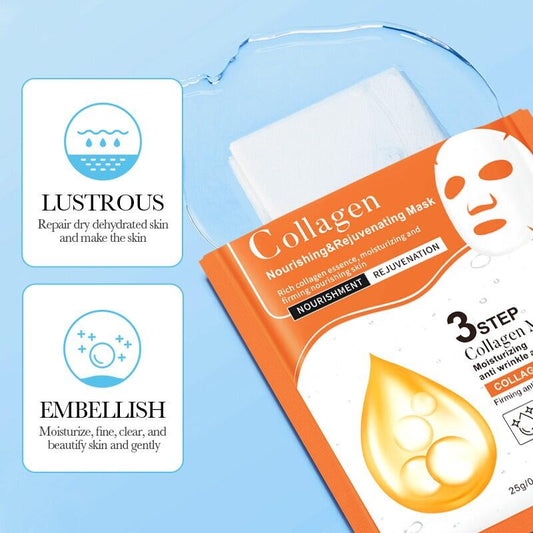 Mascarilla Facial Rejuvenecedora con Colágeno – 3 Pasos