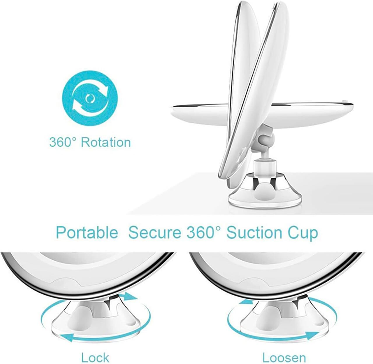 ESPEJO CON AUMENTO 10X