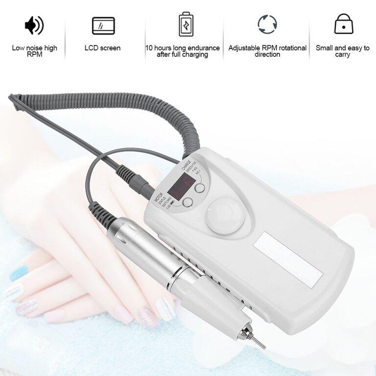 Esmaltadora de uñas 12000 RPM – Potencia Compacta para Manicuras Rápidas