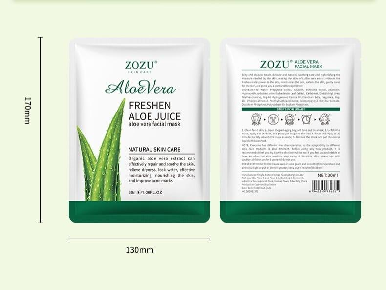 Mascarilla Reparadora y Calmante de Aloe Vera