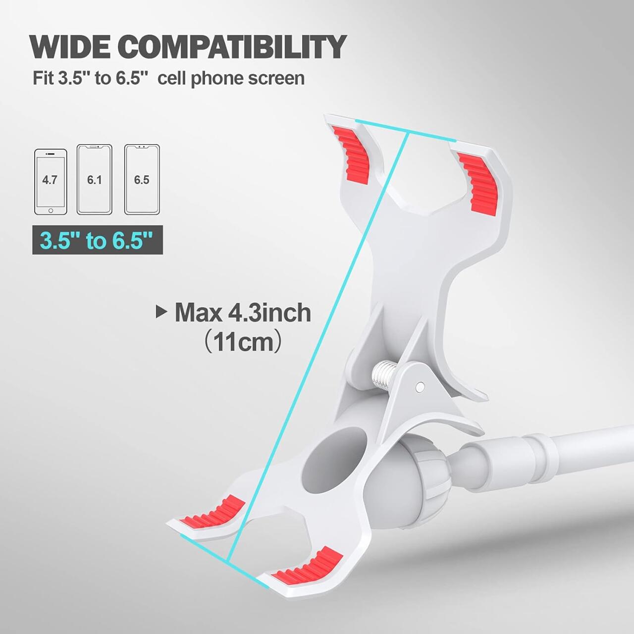 soportes de brazo flexible tipo “lazy arm” para escritorio