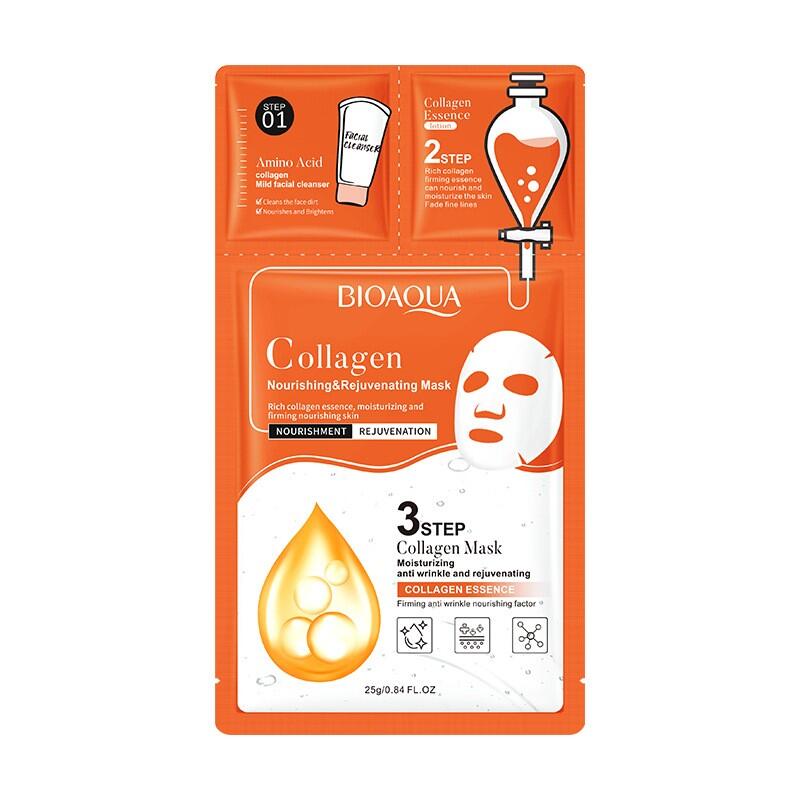Mascarilla Facial Rejuvenecedora con Colágeno – 3 Pasos